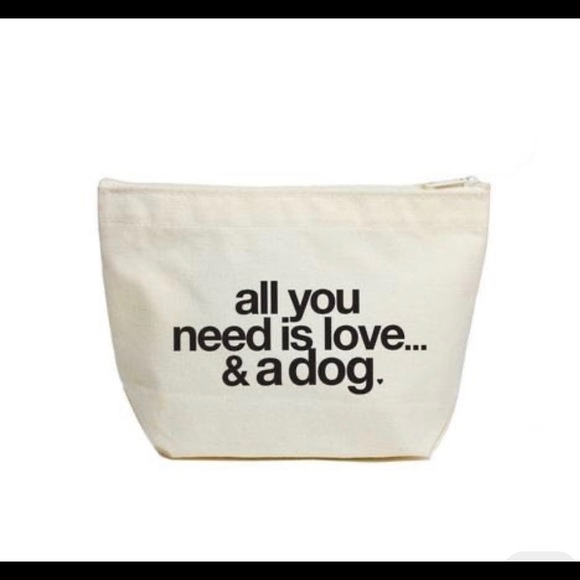 Dogeared Other - All you need is love and a dog lil zip